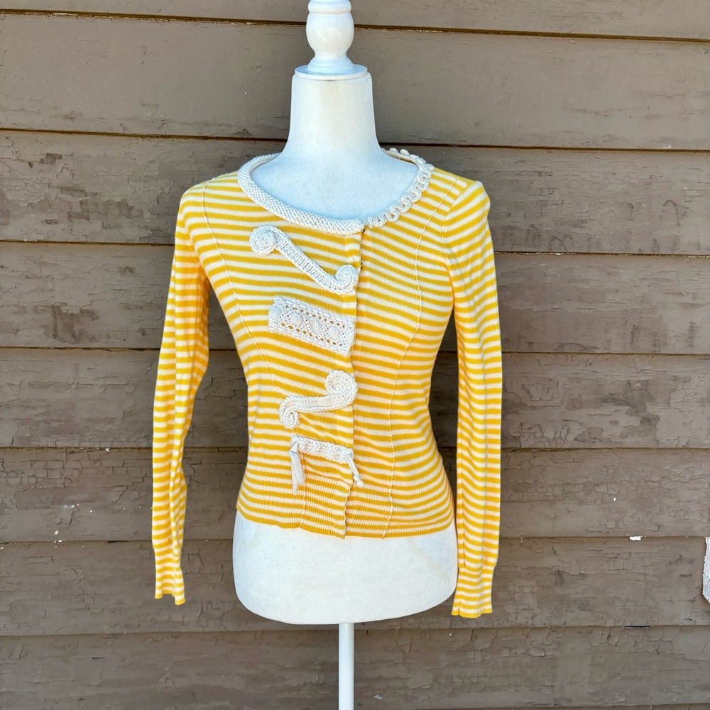 Anthropologie Sparrow appliqué cardigan
